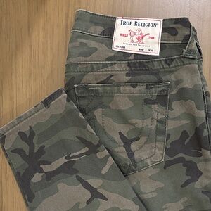 True Religion Women's Camouflage Skinny Jeans